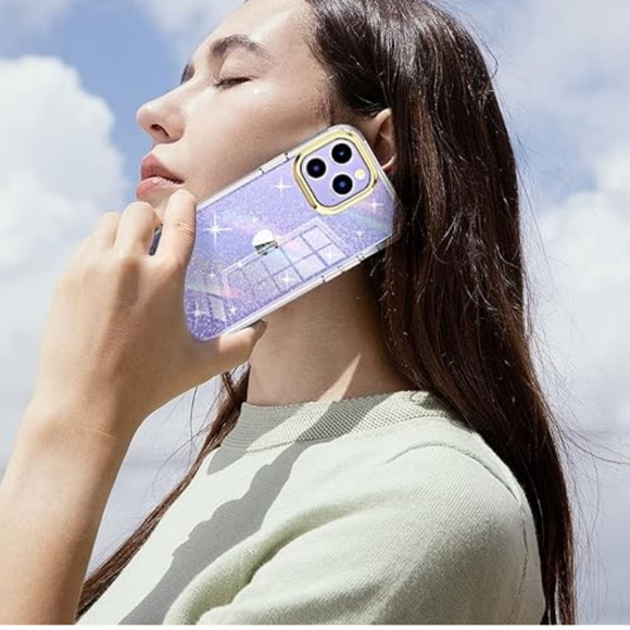 Sparkling glitters protective case for iPhone 14 pro 6.1 inch (348) - Picture 3 of 9